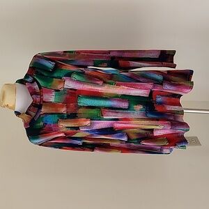 New! Pure Essence medium multi colored long sleeve top.